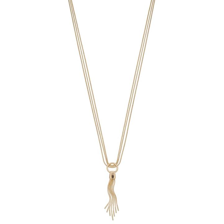 Dana Buchman Fringe Y Necklace, Women's, Gold