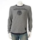 Men's Golden State Warriors Inbound Marled Thermal Tee, Size: Large, Black