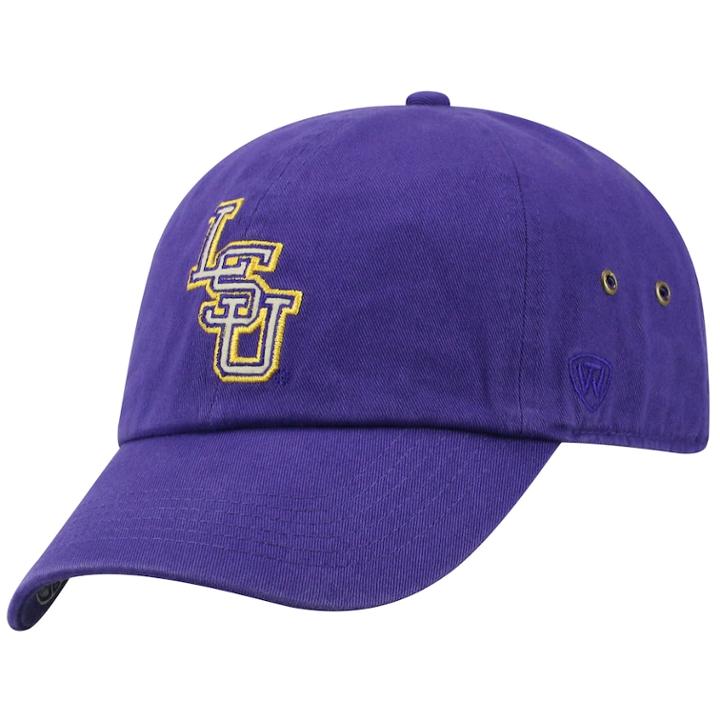 Adult Top Of The World Lsu Tigers Reminant Cap, Men's, Med Purple