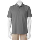 Big & Tall Grand Slam Airflow Solid Pocketed Performance Golf Polo, Men's, Size: L Tall, Dark Grey