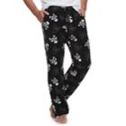 Big & Tall Croft & Barrow&reg; Patterned Microfleece Lounge Pants, Men's, Size: Xl Tall, Black