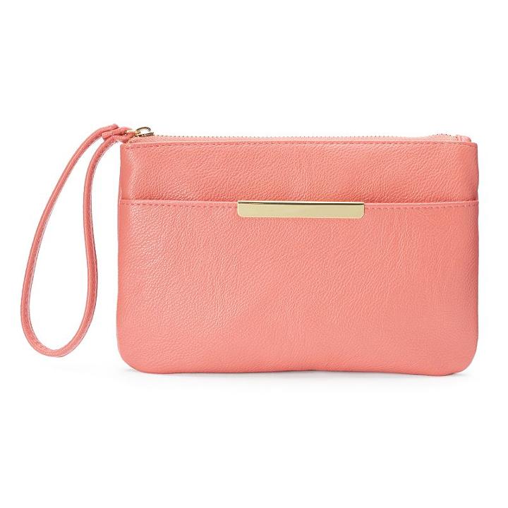 Apt. 9&reg; Rhonda Safekeeper Rfid-blocking Wristlet, Women's, Drk Orange