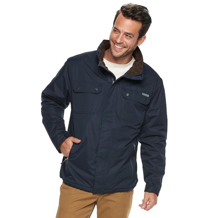 Men's Free Country Microfiber Trek Jacket, Size: Xxl, Blue (navy)