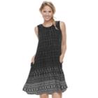 Petite Sonoma Goods For Life&trade; Pintuck Challis Shift Dress, Women's, Size: Xs Petite, Black