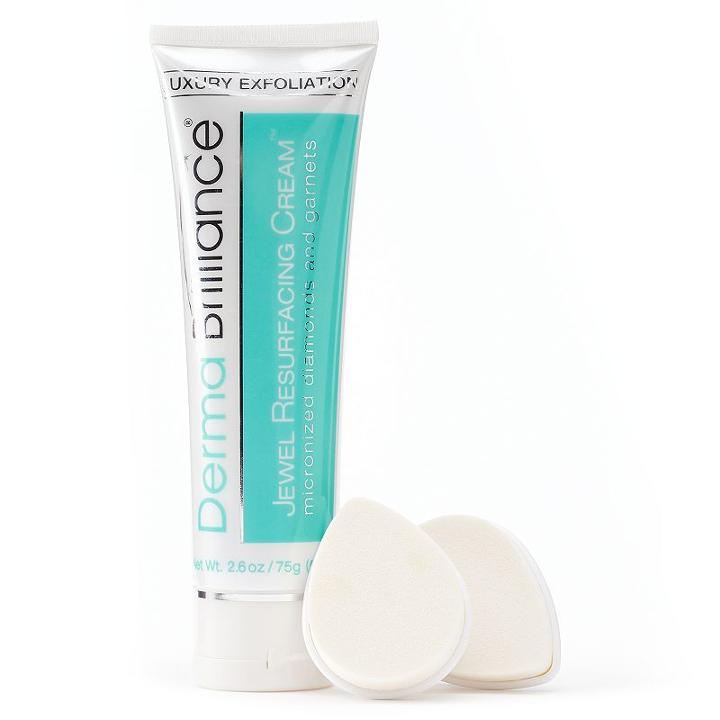Dermabrilliance Jewel Resurfacing Cream & Foam Brush Heads, White