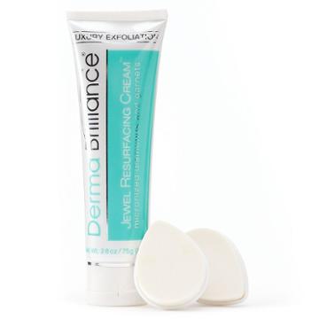 Dermabrilliance Jewel Resurfacing Cream & Foam Brush Heads, White