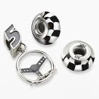 Insignia Collection Nascar Kasey Kahne Sterling Silver 5 Steering Wheel Charm And Bead Set, Women's, Multicolor