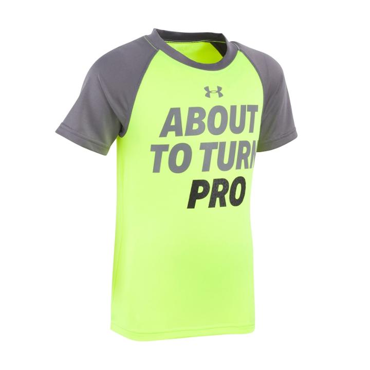 Toddler Boy Under Armour About To Turn Pro Tee, Size: 3t, Brt Yellow