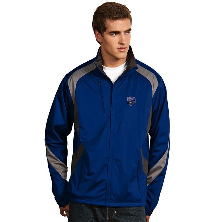 Men's Antigua Montreal Impact Tempest Desert Dry Xtra-lite Performance Jacket, Size: Small, Dark Blue