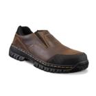 Skechers Work Relaxed Fit Hartan Men's Steel-toe Shoes, Size: 7, Brown