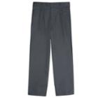 Boys 8-20 & Husky French Toast School Uniform Modern-fit Adjustable-waist Double-knee Pleated Pants, Size: 8, Grey