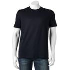 Men's Hemisphere Classic-fit Performance V-neck Tee, Size: Medium, Black