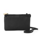 Apt. 9&reg; Baxter Rfid-blocking Double Entry Crossbody Wallet, Women's, Black