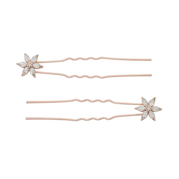 Lc Lauren Conrad Flower Bobby Pin Set, Women's, Pink