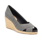 Chaps Dakoda Women's Espadrille Wedges, Size: 7.5 B, Black