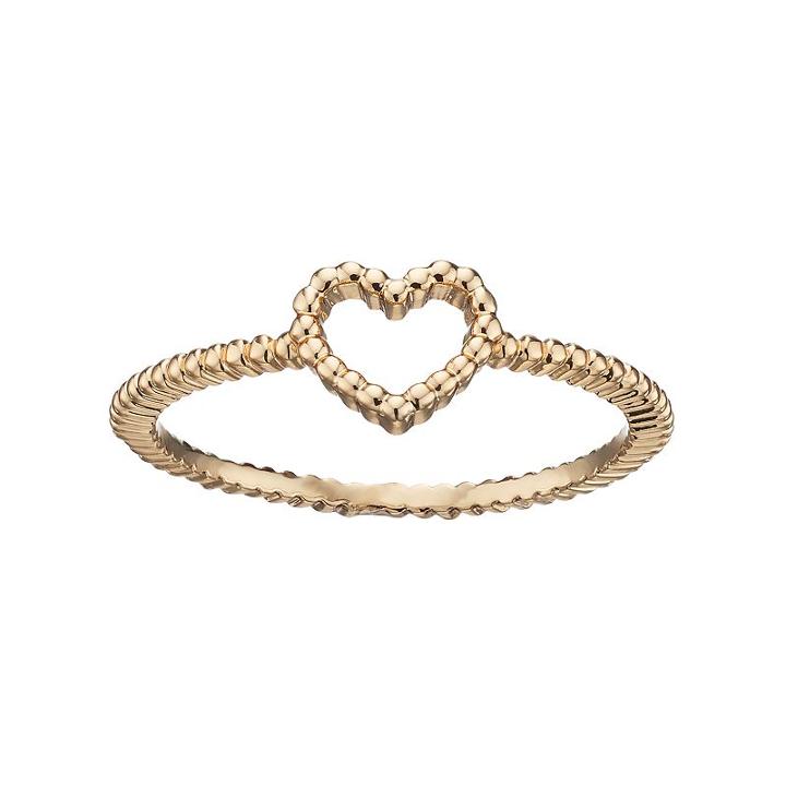 Lc Lauren Conrad Open Heart Toe Ring, Women's, Gold