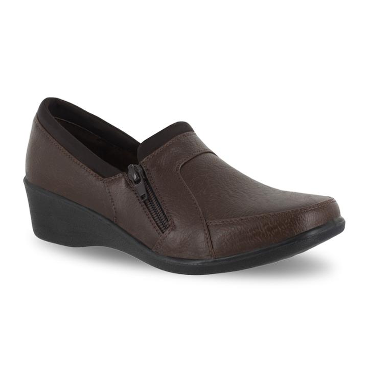Easy Street Edith Women's Wedges, Size: Medium (7), Brown