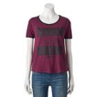 Juniors' Mean Girls You Go Glen Coco Ringer Graphic Tee, Girl's, Size: Xl, Dark Red