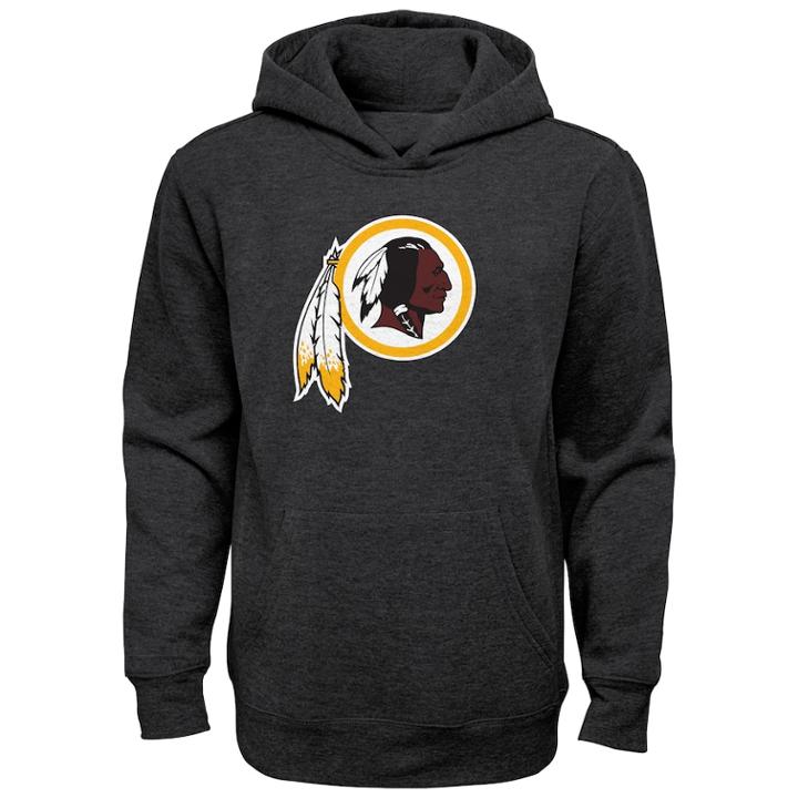 Boys 8-20 Washington Redskins Promo Hoodie, Size: L 14-16, Grey (charcoal)