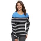 Women's Croft & Barrow&reg; Essential Cable-knit Crewneck Sweater, Size: Xl, Natural