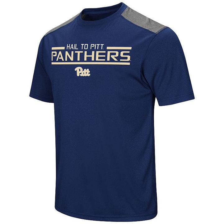 Men's Campus Heritage Pitt Panthers Rival Heathered Tee, Size: Xl, Blue Other