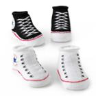 Converse, Baby 2-pk. Sneaker Booties, Infant Unisex, Size: 0-6 Months, Black