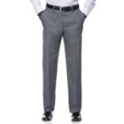 Men's Savane Travel Intelligence Straight Fit Suit Pants, Size: 42x32, Dark Grey