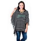Women's Gameday Couture Michigan State Spartans Fringed Poncho, Size: Xs/s, Oxford
