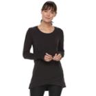 Women's Tek Gear&reg; Cross Over Hem Tunic, Size: Xs, Black