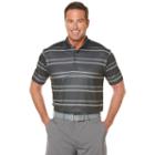 Men's Grand Slam Performance Striped Golf Polo, Size: Xxl, Grey Other