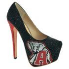 Women's Herstar Alabama Crimson Tide Rhinestone Pump High Heels, Size: 7.5, Multicolor