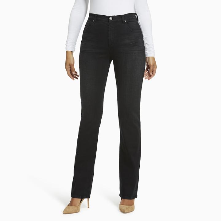 Women's Gloria Vanderbilt Amanda High-rise Bootcut Jeans, Size: 18 Short, Dark Blue