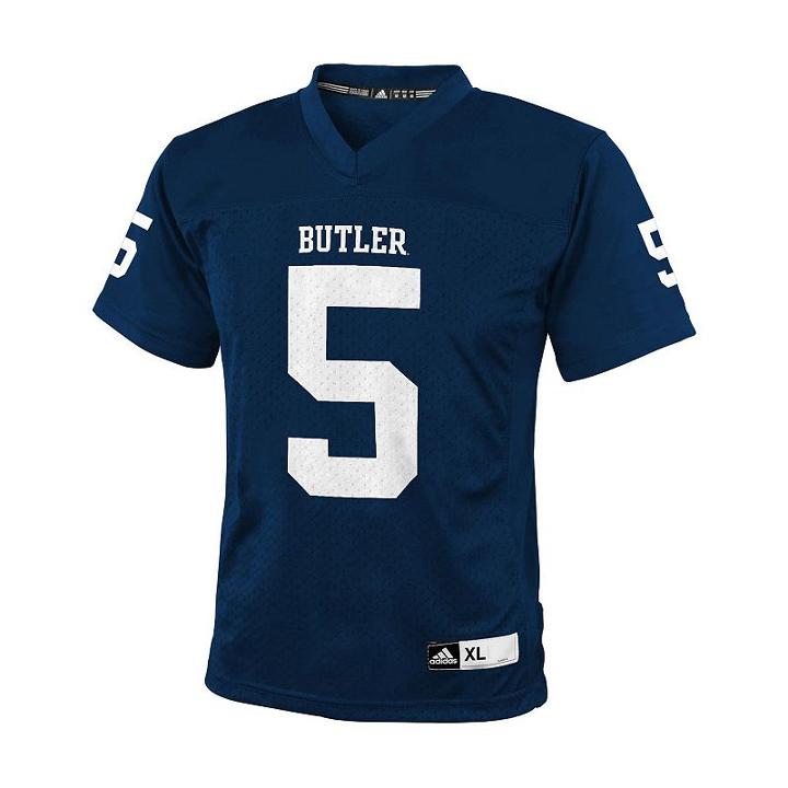 Boys 8-20 Adidas Butler Bulldogs Replica Ncaa Football Jersey, Boy's, Size: M(10-12), Blue