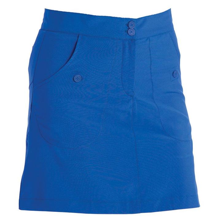 Women's Nancy Lopez Charming Golf Skort, Size: 4, Grey