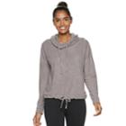 Women's Fila Sport&reg; Loop Terry Cowlneck Hoodie, Size: Xs, Med Grey
