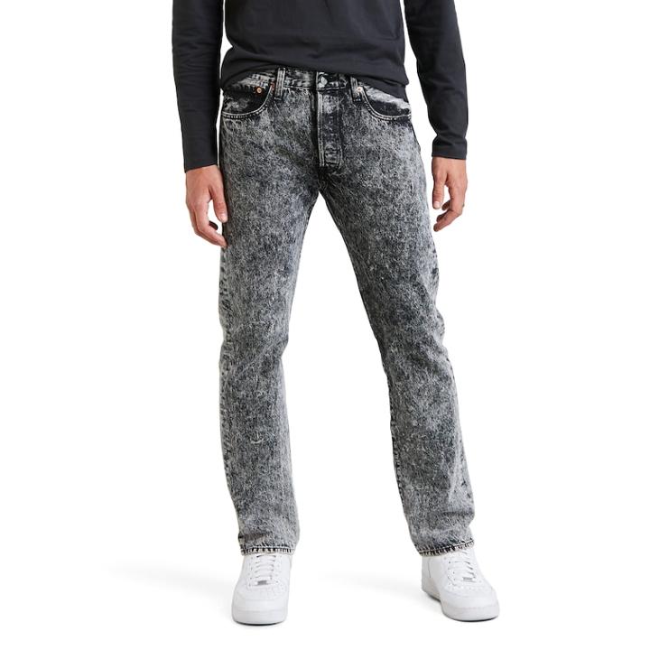 Men's Levi's&reg; 501&reg; Original Fit Stretch Jeans, Size: 30x32, Black