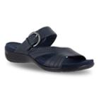 Easy Street Flicker Women's Sandals, Size: 11 Wide, Blue (navy)
