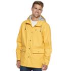 Men's Izod Hooded Rain Jacket, Size: Medium, Med Yellow