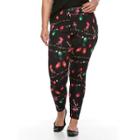 Plus Size French Laundry Christmas Printed Legging, Women's, Size: 3xl, Oxford