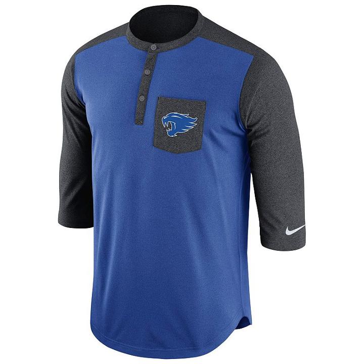 Men's Nike Kentucky Wildcats Dri-fit Touch Henley, Size: Small, Ovrfl Oth