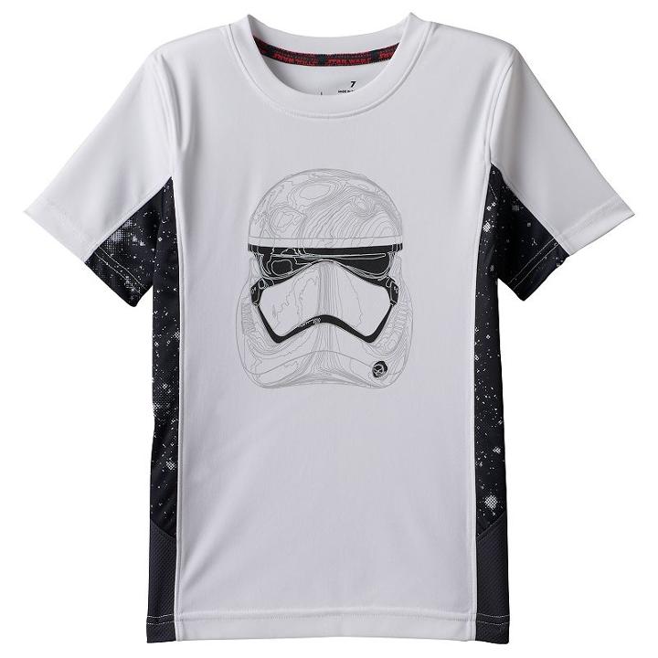 Boys 4-7x Star Wars A Collection For Kohl's Storm Trooper Mesh Tee By Jumping Beans&reg;, Boy's, Size: 4, White