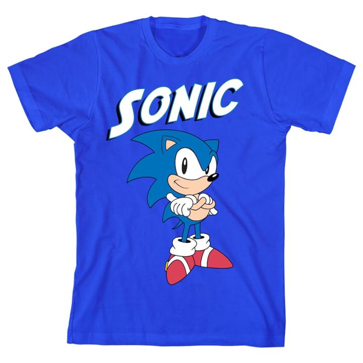 Boys 8-20 Sonic The Hedgehog Tee, Size: Medium, Blue