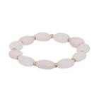 Chaps Stone & Rondelle Stretch Bracelet, Women's, Light Pink
