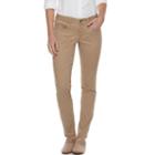Women's Sonoma Goods For Life&trade; Sateen Skinny Pants, Size: 6 Short, Lt Brown