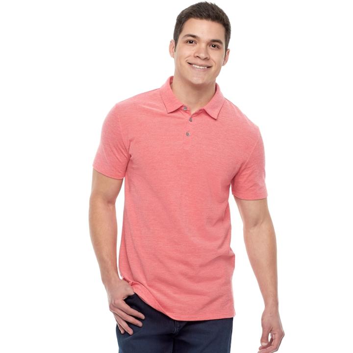 Men's Marc Anthony Core Slim-fit Polo, Size: Large, Med Red