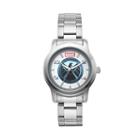 Marvel Agents Of S.h.i.e.l.d. Stainless Steel Watch, Men's, Grey