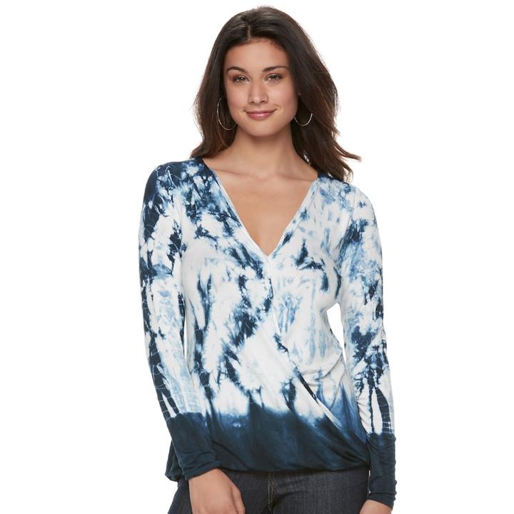 Women's Rock & Republic&reg; Twist Top, Size: Large, White