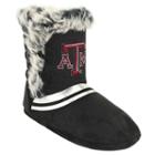 Women's Texas A & M Aggies Mid-high Faux-fur Boots, Size: Small, Black