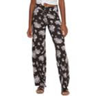 Juniors' Joe B Mid-rise Printed Peached Wide-leg Pants, Teens, Size: Xl, Dark Pink