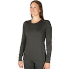 Women's Hot Chillys Micro-elite Chamois Crewneck Top, Size: Large, Black